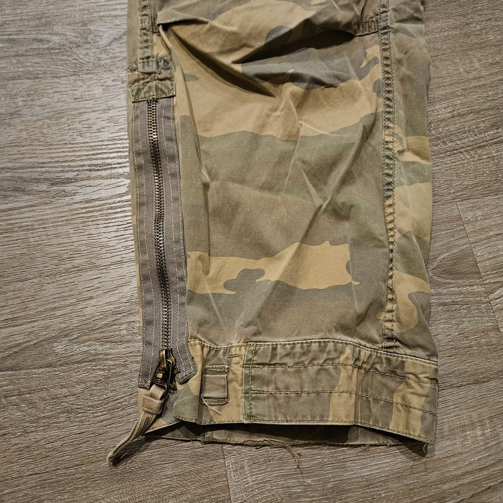 Vintage Abercrombie Fitch Paratrooper Cargo Pants Men's M Camo Baggy Adirondack - Picture 9 of 13